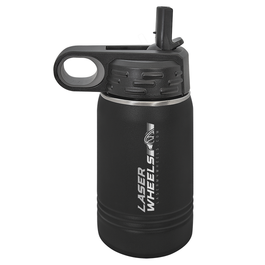 12 盎司。雷射雕刻水瓶