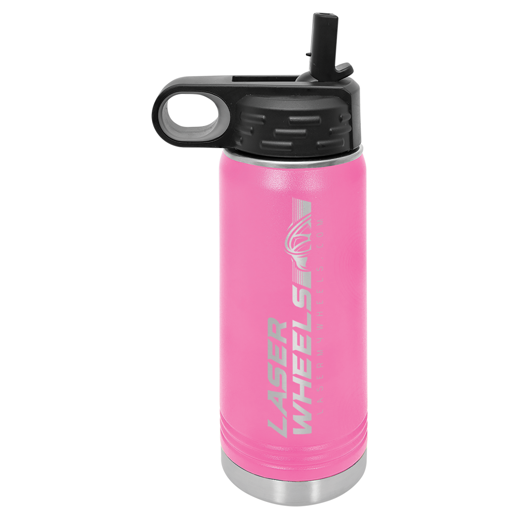 Skechers Laser Engraved Sport Water Bottle Pink