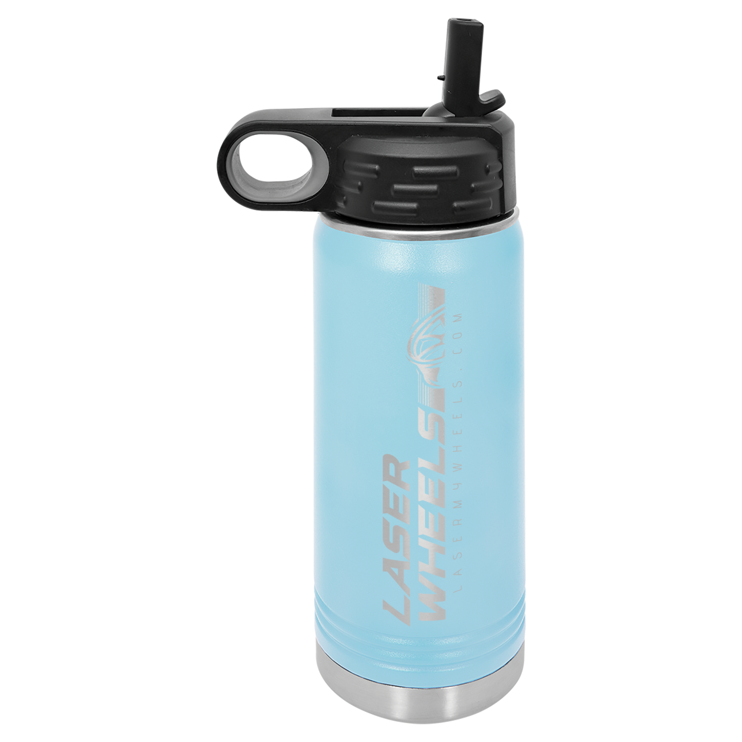 Laser Engraved 34 oz Water Bottles With Your Design - No Minimums